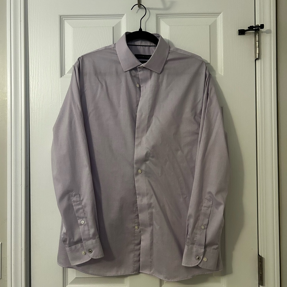 Tommy Hilfiger Light Purple Dress Shirt